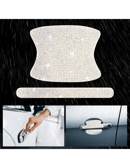 Kit 8 Protectores Manija Puerta Coche Salior Colorido