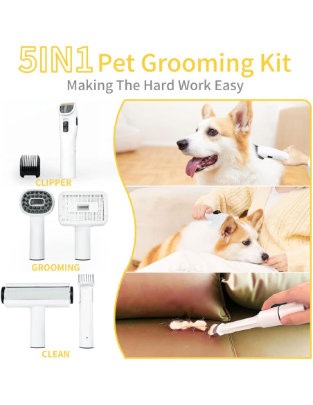 Aspiradora para Aseo de Mascotas Lanchez 12Kpa 5 en 1