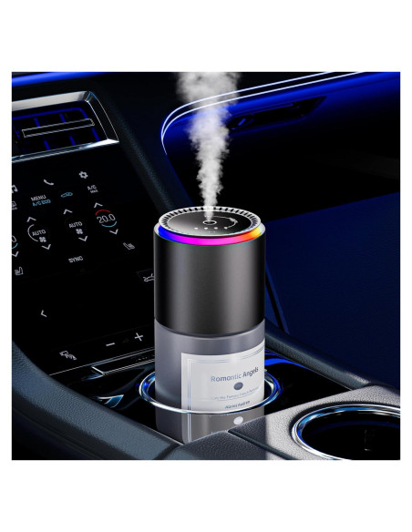 Ambientador Inteligente para Auto Ángeles 150ml USB-C RGB