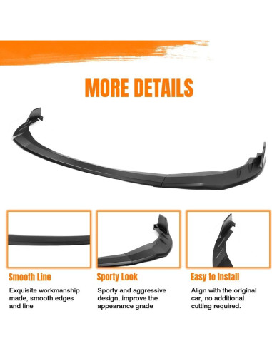 Spoiler Labio Parachoques Frontal Toyota Corolla 2020-2024