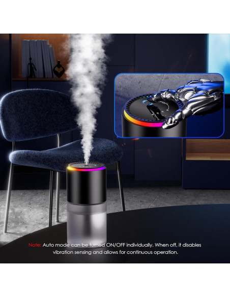 Ambientador Inteligente para Auto Ángeles 150ml USB-C RGB