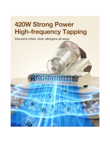 Aspiradora de Colchones Jimmy BX6 Lite 420W con UV y HEPA