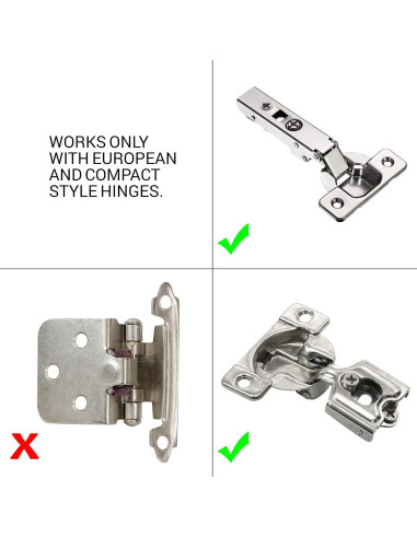 Cierre Suave para Puertas de Gabinete Rok SCD101 Metal Zinc