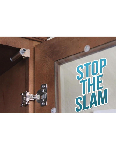 Cierre Suave para Puertas de Gabinete Rok SCD101 Metal Zinc