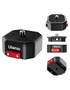 Adaptador de Montaje ULANZI Claw con Placa de Liberación Rápida