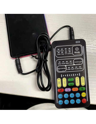 Cambiador de Voz Portátil I9000 con 16 Efectos de Sonido