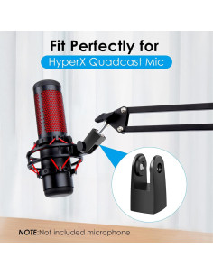 Adaptador de Montaje para Micrófono QuadCast Youshares - Acero 2