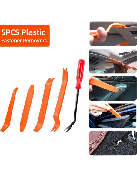 Kit de Sujetadores de Plástico 635PCS SEINECA con Extractores