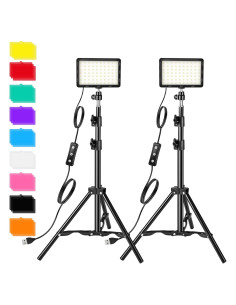 Kit de Iluminación LED ALTSON para Video y Fotografía - 2 Paneles