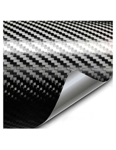 Vinilo Premium VViViD+ 0.15m x 1.52m Carbono Negro