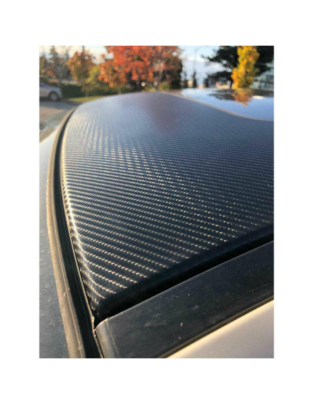 Vinilo Premium VViViD+ 0.15m x 1.52m Carbono Negro