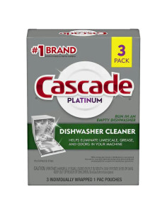 Limpiador de Lavavajillas Cascade Platinum - 3 Unidades