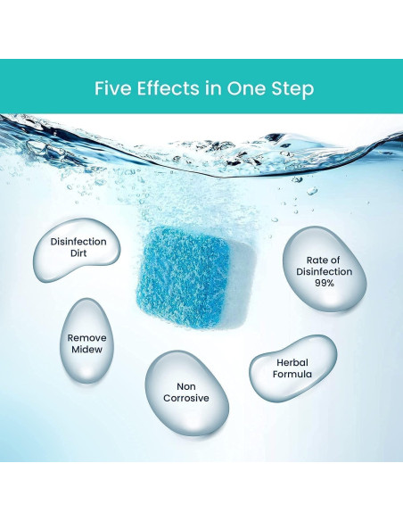 Limpiador de Lavadora Maravello 28 Tabletas Eficientes