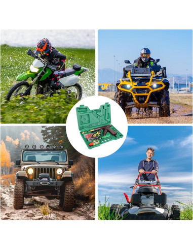 Kit de Reparación de Neumáticos Enmpnornb - 1 Set, Rojo