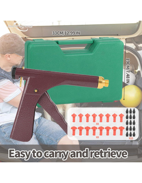 Kit de Reparación de Neumáticos Enmpnornb - 1 Set, Rojo Kit de Reparación de Neumáticos Enmpnornb - 1 Set, Rojo