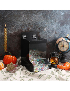 Dispensador Acrílico de Dulces Kokone Negro 25x22x16 cm 2