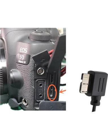 Cable de liberación para cámara Canon 5D Mark IV y Nikon D850