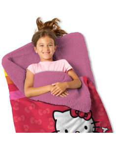 Manta de Toque de Seda Sherpa Northwest 70 x 140 cm Rosa 2