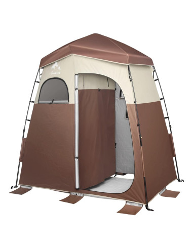 Tienda de Privacidad Pop Up Oileus Doble-Café 2 Habitaciones