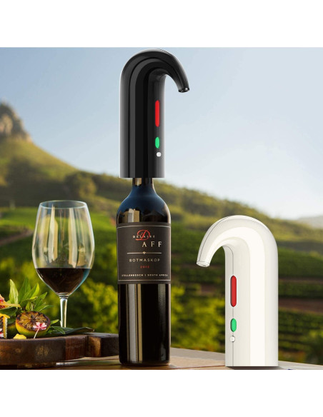 Acelerador de Vino Eléctrico Yoocylii Rojo Navidad 750ml