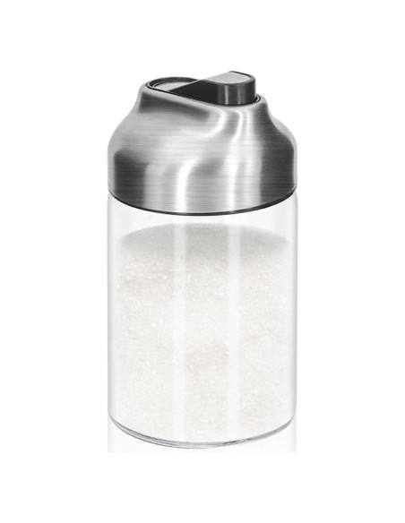 Dispensador de Azúcar de Vidrio Aelga 198 ml con Tapa Automática