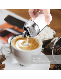 Dispensador de Azúcar de Vidrio Aelga 198 ml con Tapa Automática 2