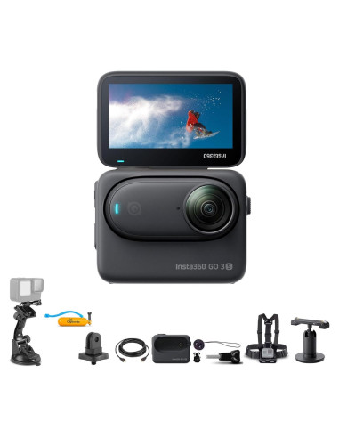 Cámara de Acción Insta360 GO 3S 64GB Negra 4K Impermeable