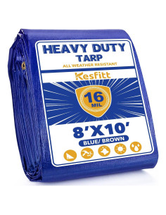 Lona Resistente al Agua Kesfitt 2.44x3.05m 16 Mil UV