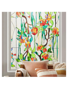 Película de Privacidad Kromapolis 42.9x100 cm Rosa Decorativa