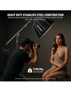 Brazo de Extensión NEEWER DS021 Acero Inoxidable 98-168.5cm 2