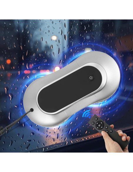 Robot Limpiador de Ventanas Weglae Gris Plateado 3200pa Robot Limpiador de Ventanas Weglae Gris Plateado 3200pa