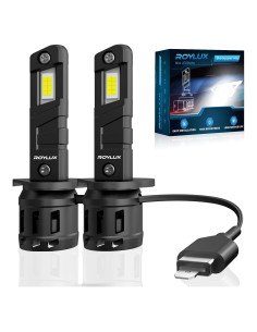 Bombillas de Luz de Niebla H1 ROYLUX 20000LM 6000K Paquete de 2