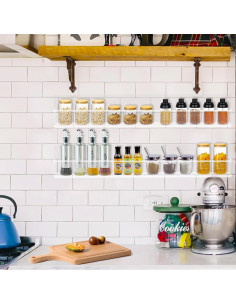 Estante Flotante Acrílico SOVQUEST 38x7x6 cm - 2 Piezas 2