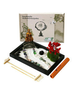 Kit Jardín Zen de Meditación JJJ Arts - Decoración Escritorio