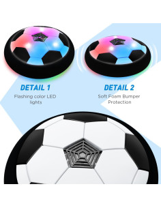 Pelota de Fútbol Flotante KKONES con Luz LED - Juego de 2 2