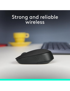 Ratón Inalámbrico Logitech M170 Negro 2.4 GHz Óptico 2