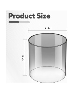 Globo de Vidrio para Linterna LVACODV 10.8cm Compatible Coleman 2