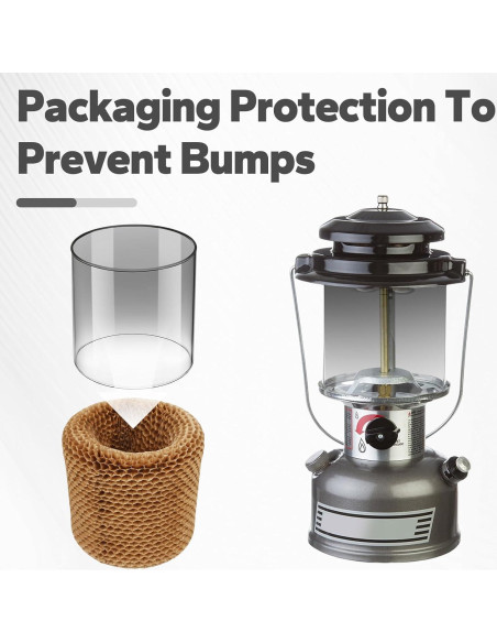 Globo de Vidrio para Linterna LVACODV 10.8cm Compatible Coleman