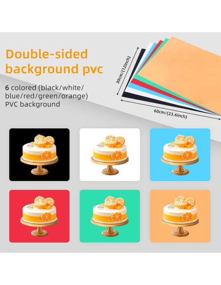 Caja de Luz de Estudio Fotográfico Lightdow 30x30cm con 120 LEDs