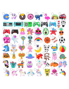 65 Llaveros de Caricatura DIZRNOI para Fiestas de Niños