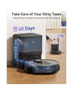 Robot Aspiradora Proscenic Q8 Max con Mopa y Auto Vaciamiento 2