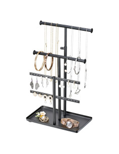 Organizador de Joyas Josmimic Negro Ajustable para Collares