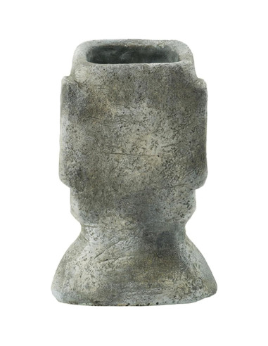 Maceta de Cemento Estatua Cabeza Isla de Pascua 28 cm