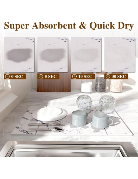 Alfombrilla de Secado Diatomácea Watshyon 48.3x30.5cm Blanca Alfombrilla de Secado Diatomácea Watshyon 48.3x30.5cm Blanca