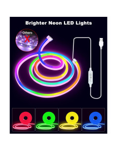Tira de Luces LED Neón RGBICW 2.99m con Control APP 2