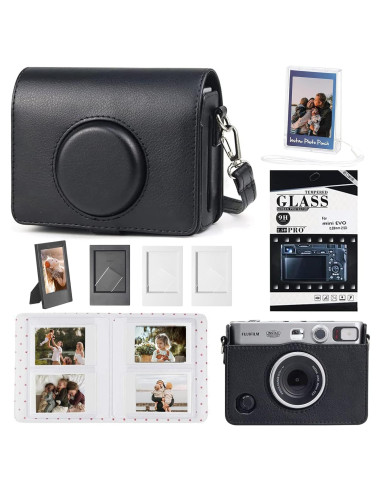 Kit de Accesorios para Cámara Fujifilm Instax Mini EVO - Negro