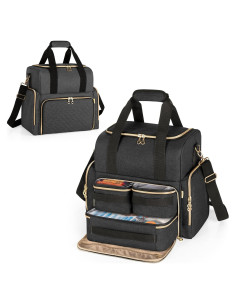 Funda de Viaje para Tatuajes LUXJA Negra con 3 Estuches Extraíbles