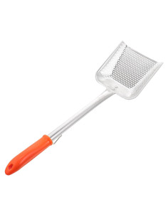 Cuchara Coladora de Acero Inoxidable Amosfun 49.5x2.5cm