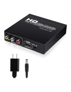 Adaptador HDMI a RCA NEWCARE 1080P AV CVBS para TV