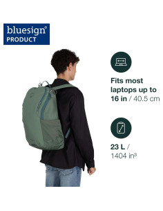 Mochila para Laptop Osprey Astronova 16" Negra 2